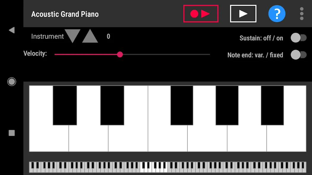 Simple piano with recorder (Симпл пиано с рекордером) [MOD: Premium/Unlocked] - Скриншот 4