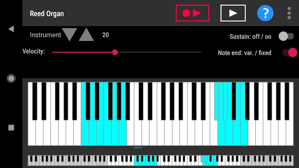 Simple piano with recorder (Симпл пиано с рекордером) [MOD: Premium/Unlocked] - Скриншот 5