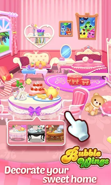 Bubble Wings: bubble shooter (Бабл Вингс) [MOD: Все разблокировано] - Скриншот 3