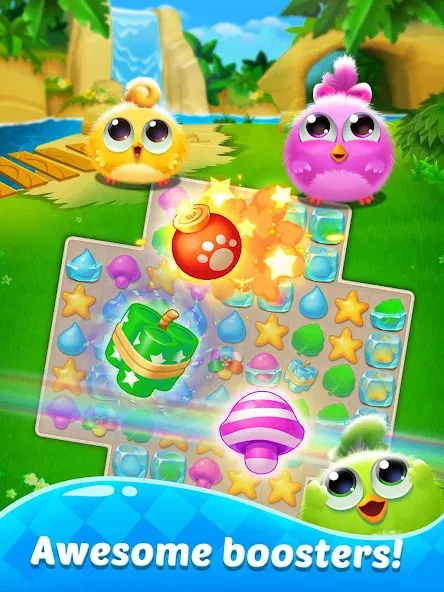 Puzzle Wings: match 3 games (Пазл Вингс) [MOD: Меню/Много денег] - Скриншот 1