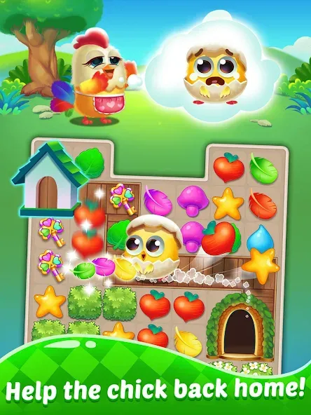 Puzzle Wings: match 3 games (Пазл Вингс) [MOD: Меню/Много денег] - Скриншот 3