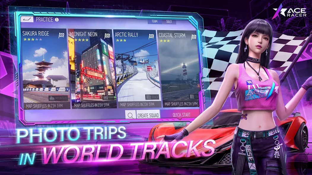 Ace Racer (Эйс Рейсер) [MOD: Mega Mod/Меню] - Скриншот 3