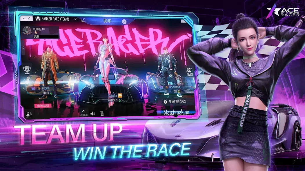 Ace Racer (Эйс Рейсер) [MOD: Mega Mod/Меню] - Скриншот 4