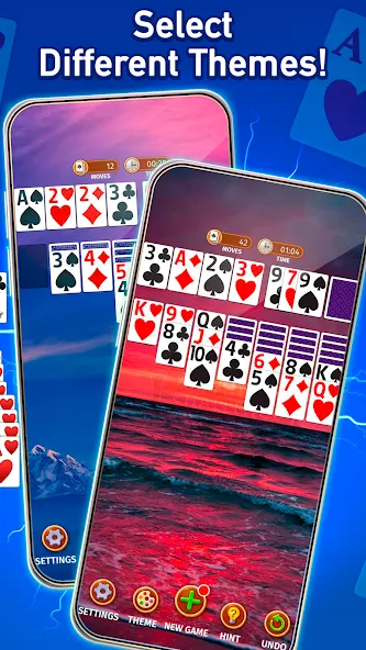 Solitaire: Classic Card Game (Клондайк Солитер) [MOD: Бесконечные деньги] - Скриншот 4