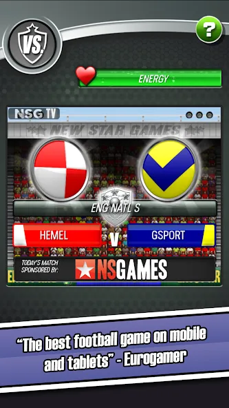 New Star Soccer (Нью Стар Соккер) [MOD: Меню/Много денег] - Скриншот 1