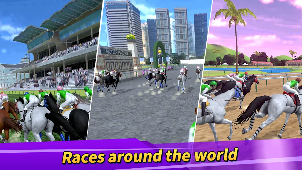 Derby Life : Horse racing (Дерби Лайф) [MOD: Бесконечные деньги] - Скриншот 1