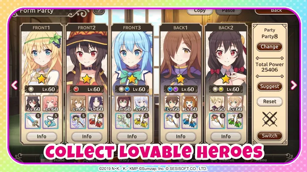 KonoSuba: Fantastic Days (Коносуба) [MOD: Много монет/Энергии] - Скриншот 4