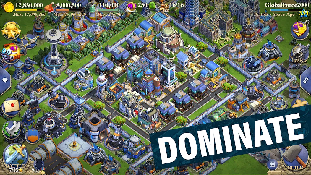 DomiNations (Доминейшнз) [MOD: Разблокировано] - Скриншот 1