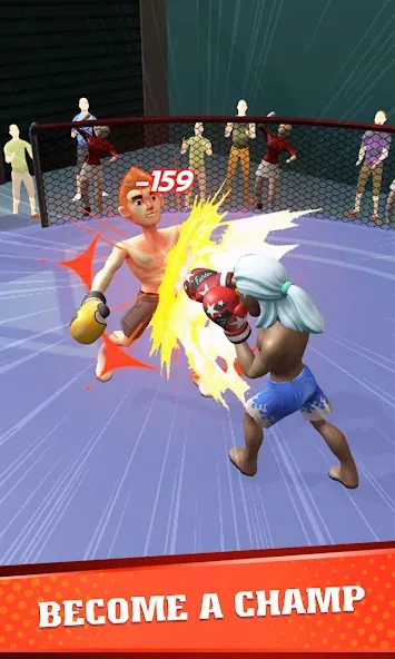 Muscle Tycoon 3D: MMA Boxing (Масл Тайкун 3D) [MOD: Меню/Много денег] - Скриншот 5