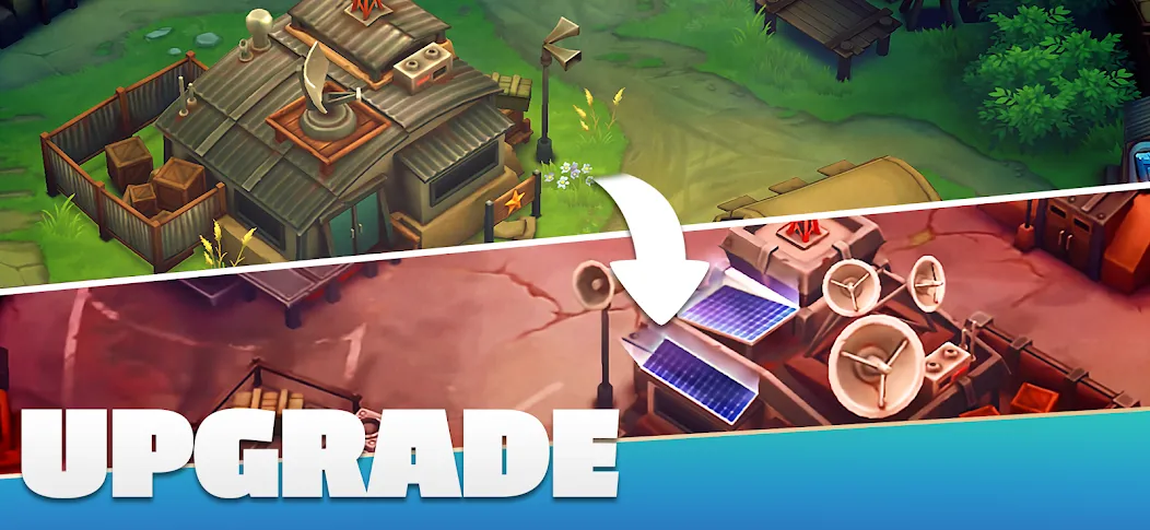 GUNS UP! Mobile War Strategy [MOD: Меню/Много денег] - Скриншот 3