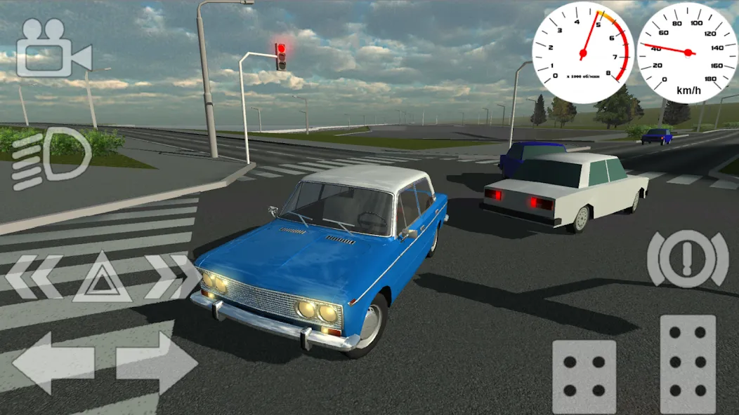 Russian Classic Car Simulator (Русский Классический Автосимулятор) [MOD: Много монет/Энергии] - Скриншот 4