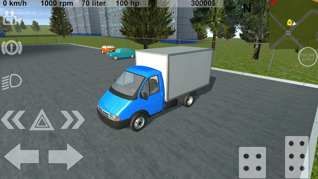 Russian Light Truck Simulator (Русский Симулятор Легкого Грузовика) [MOD: Premium/Unlocked] - Скриншот 1