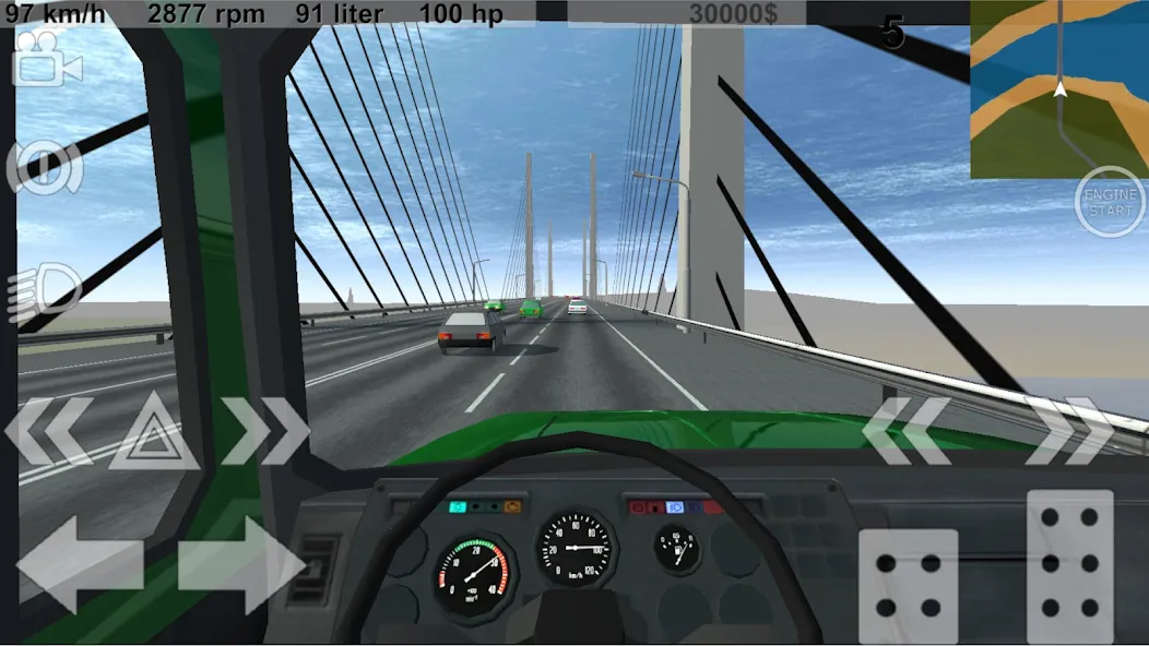 Russian Light Truck Simulator (Русский Симулятор Легкого Грузовика) [MOD: Premium/Unlocked] - Скриншот 2