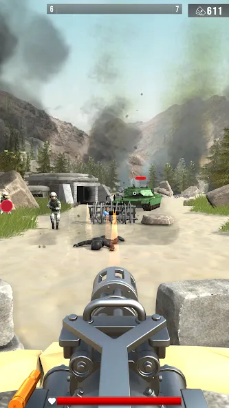 Infantry Attack: War 3D FPS (Инфантерийская атака) [MOD: Бесконечные деньги] - Скриншот 2
