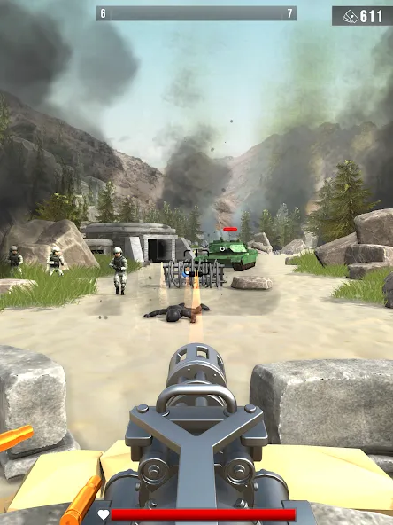 Infantry Attack: War 3D FPS (Инфантерийская атака) [MOD: Бесконечные деньги] - Скриншот 5