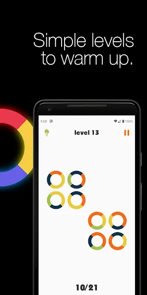 Logic circles. Puzzle game. [MOD: Все разблокировано] - Скриншот 2