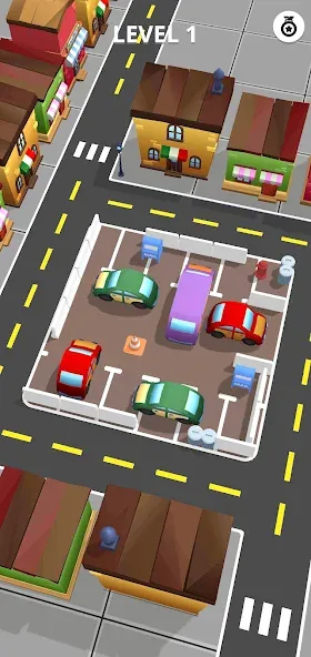 Car Parking Jam 3D: Move it! [MOD: Меню/Много денег] - Скриншот 1