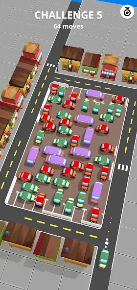 Car Parking Jam 3D: Move it! [MOD: Меню/Много денег] - Скриншот 2
