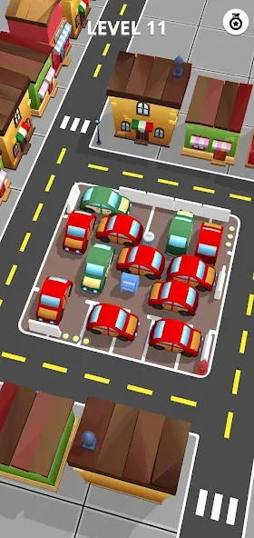 Car Parking Jam 3D: Move it! [MOD: Меню/Много денег] - Скриншот 5
