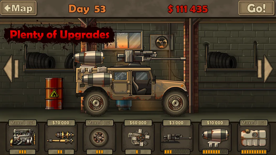 Earn to Die Lite (Ирн ту Ди Лайт) [MOD: Много монет/Энергии] - Скриншот 3