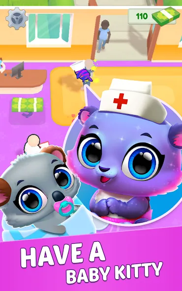 Cute Animals: Pet Doctor (Мрдж Кьют Энималс) [MOD: Бесконечные деньги] - Скриншот 2