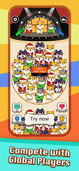 Doggo Go — Meme, Match 3 Tiles (Догго Го) [MOD: Мод Меню/Взлом] - Скриншот 2