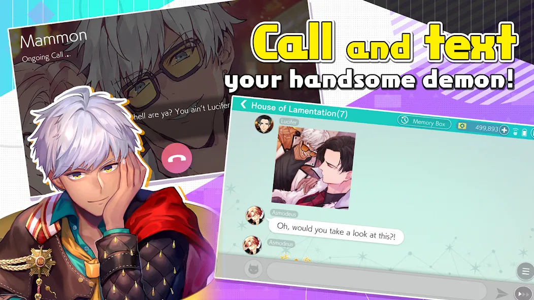 Obey Me! Anime Otome Sim Game [MOD: Все разблокировано] - Скриншот 1