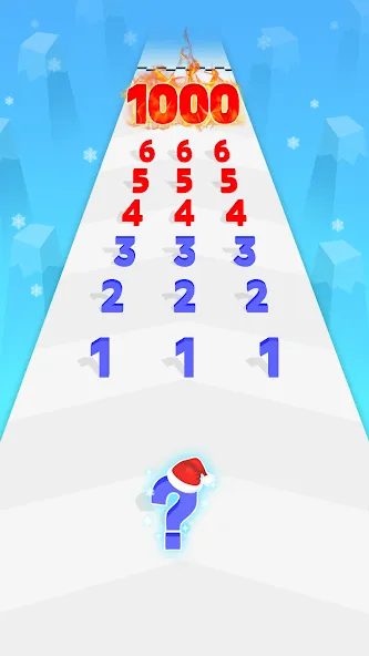 Number Merge: Run Master 3D (Намбер Мердж) [MOD: Mega Mod/Меню] - Скриншот 1