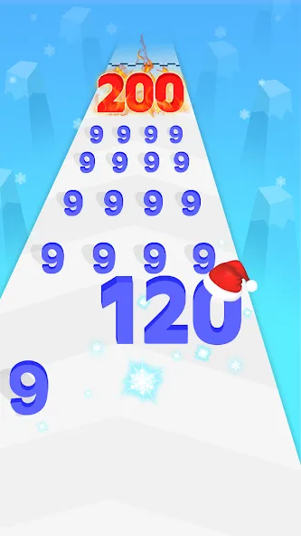Number Merge: Run Master 3D (Намбер Мердж) [MOD: Mega Mod/Меню] - Скриншот 2