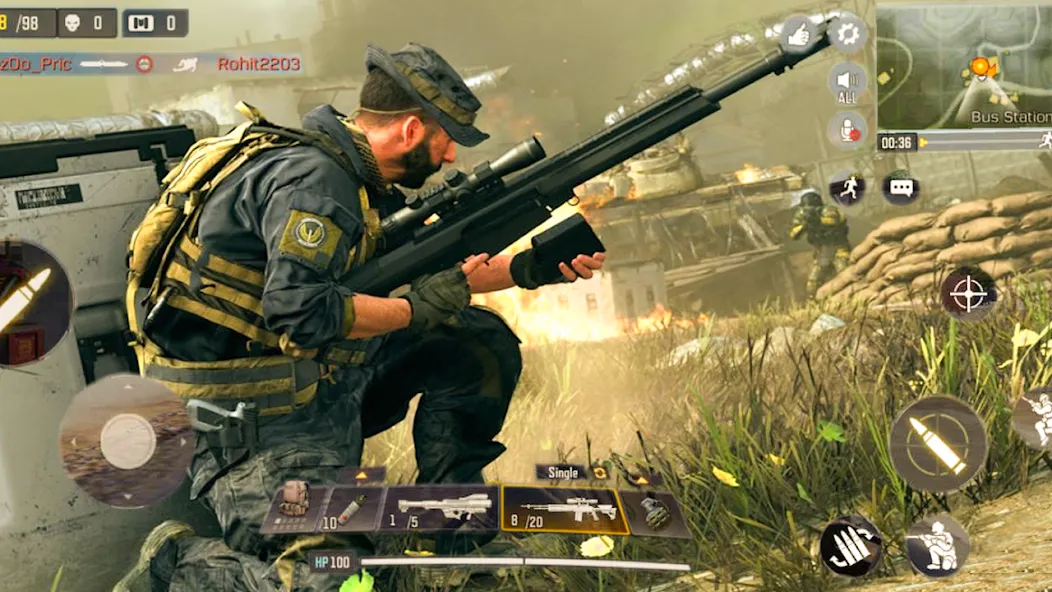 Cover Target: Offline Sniper [MOD: Разблокировано] - Скриншот 1