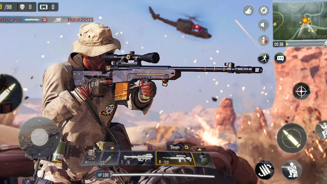 Cover Target: Offline Sniper [MOD: Разблокировано] - Скриншот 4