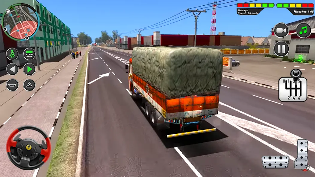 Indian Heavy Truck Delivery 3D [MOD: Меню/Много денег] - Скриншот 2