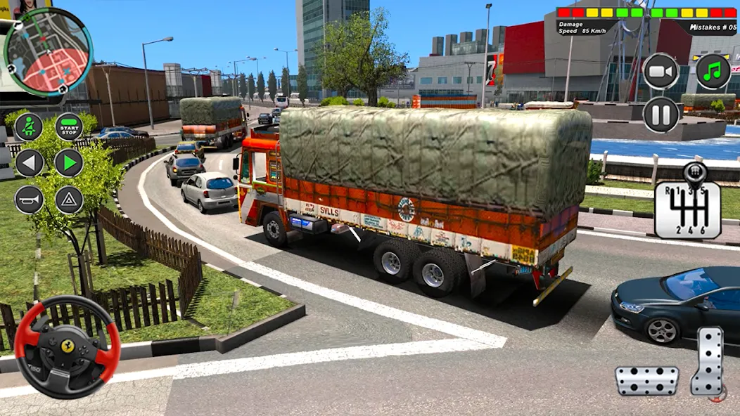 Indian Heavy Truck Delivery 3D [MOD: Меню/Много денег] - Скриншот 4