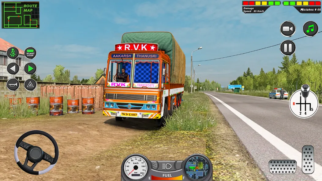 Indian Heavy Truck Delivery 3D [MOD: Меню/Много денег] - Скриншот 5