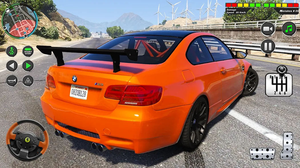 Modern Car Advance Driving 3D [MOD: Мод Меню/Взлом] - Скриншот 2