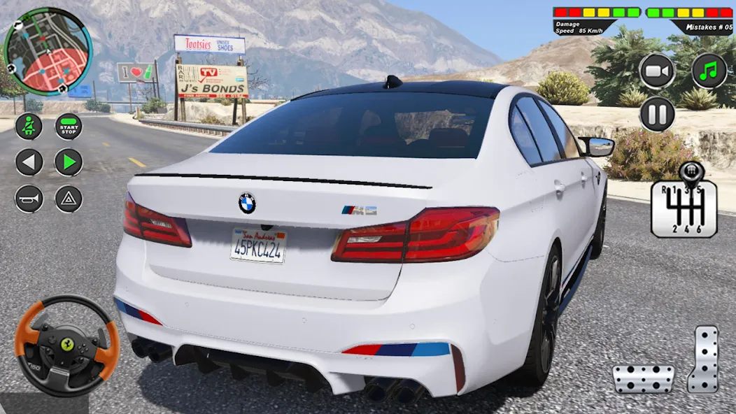 Modern Car Advance Driving 3D [MOD: Мод Меню/Взлом] - Скриншот 5