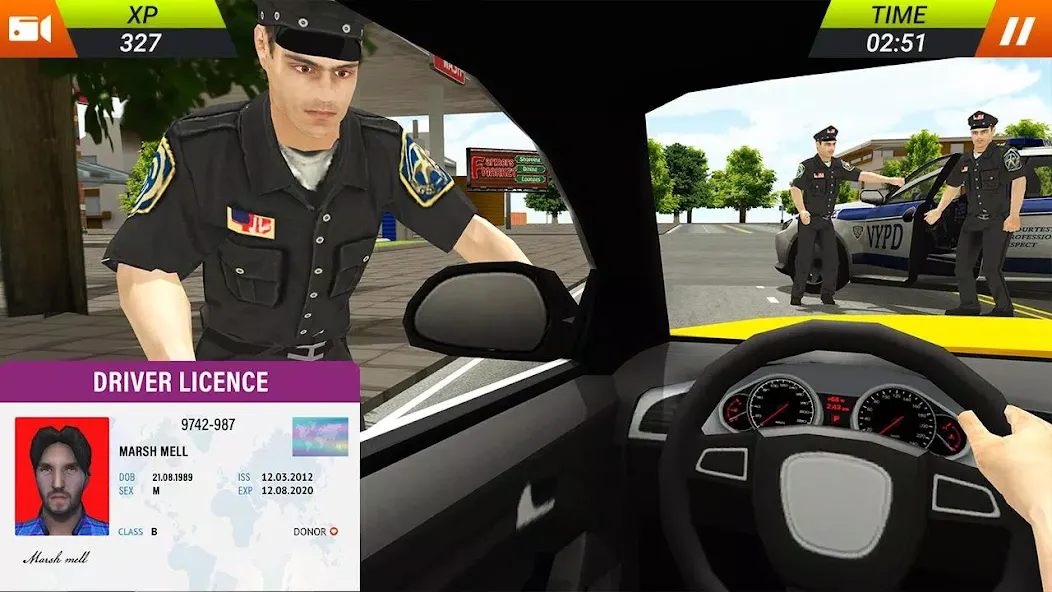 Modern Taxi Car Glory Driving [MOD: Мод Меню/Взлом] - Скриншот 2