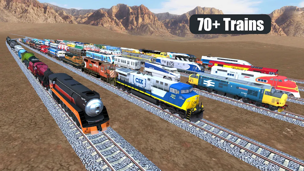 Train Sim (Трейн Сим) [MOD: Разблокировано] - Скриншот 1