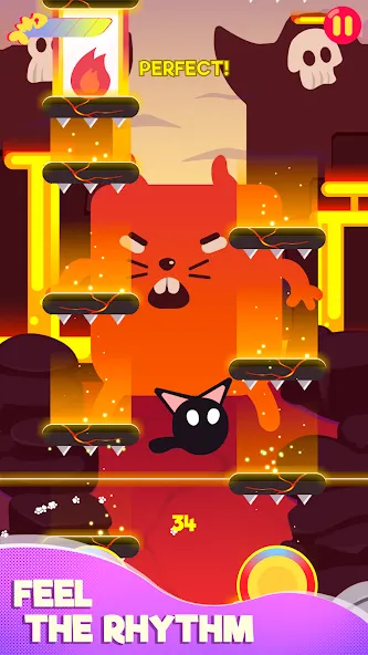 Cringe the Cat — Music Game [MOD: Все открыто] - Скриншот 2