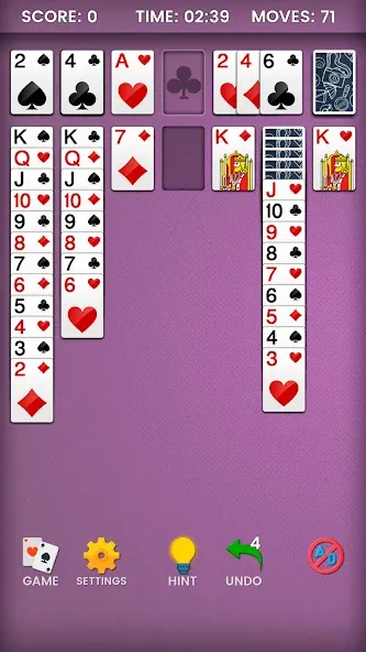 Klondike Solitaire (Клондайк солитер) [MOD: Mega Mod/Меню] - Скриншот 3