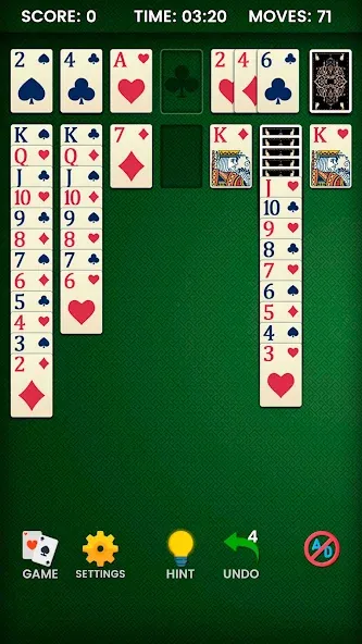 Klondike Solitaire (Клондайк солитер) [MOD: Mega Mod/Меню] - Скриншот 4