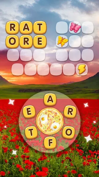 Word Pizza — Word Games [MOD: Разблокировано] - Скриншот 3