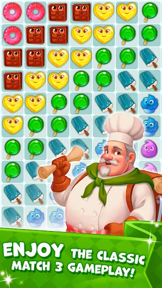 Candy Valley — Match 3 Puzzle [MOD: Меню/Много денег] - Скриншот 4
