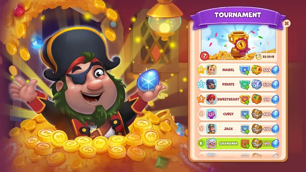 Pirate Treasures: Jewel & Gems [MOD: Много монет/Энергии] - Скриншот 2