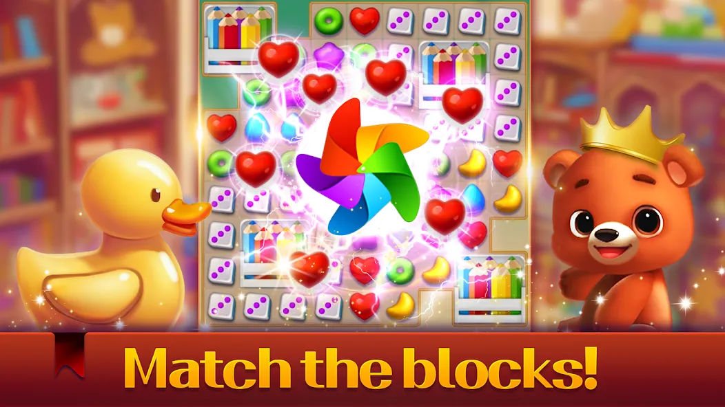 Toy Bear Sweet POP: Match 3 (Той Бир Свит ПОП) [MOD: Все открыто] - Скриншот 2