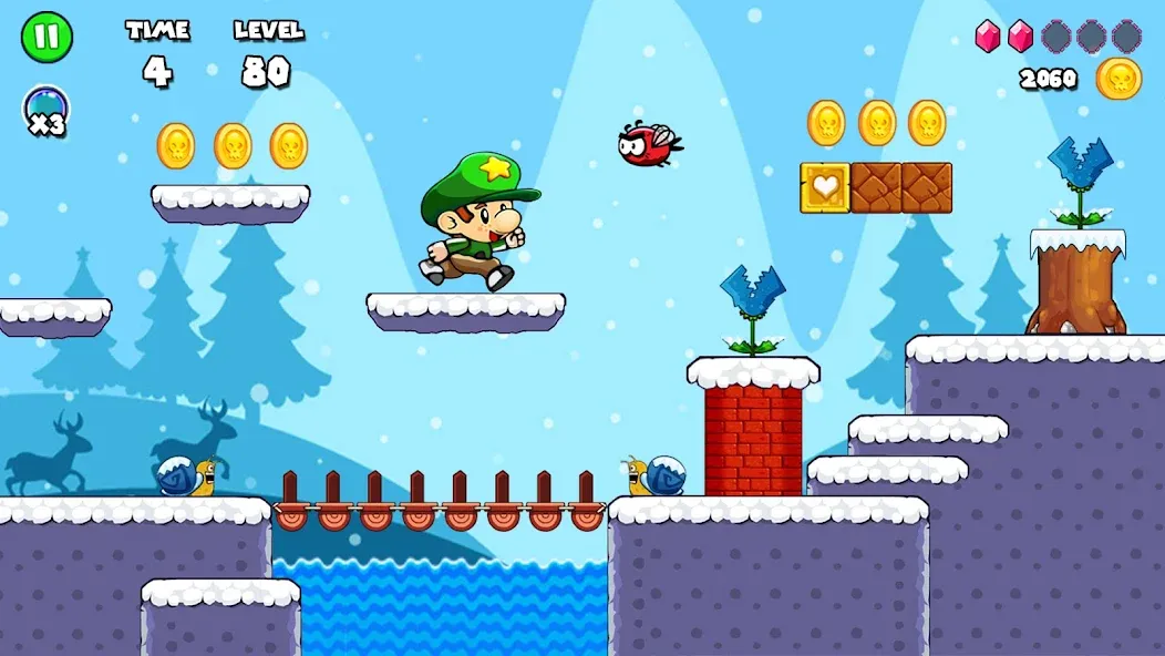 Bob Run: Adventure run game (Боб Ран) [MOD: Много монет/Энергии] - Скриншот 3