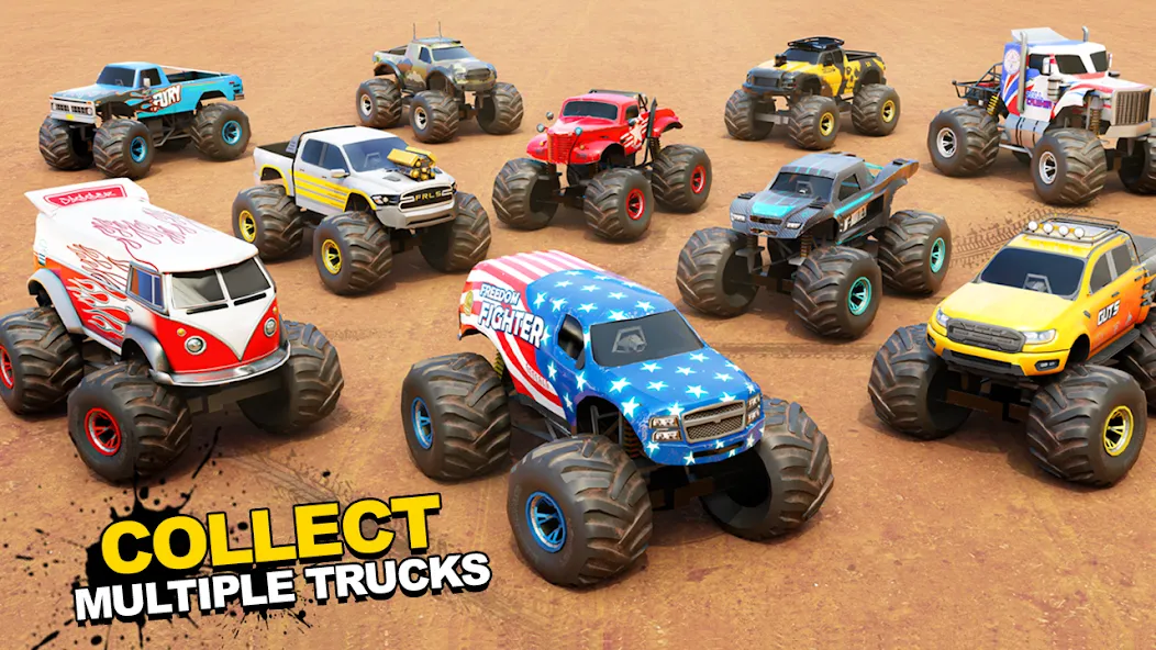 Fearless US Monster Truck Game (Фирлесс ЮЭС Монстер Трак Гейм) [MOD: Много монет/Энергии] - Скриншот 2