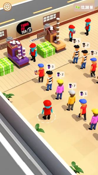 My Mini Boba Tea Cafe Tycoon (Экстримные Гонки на Велосипедах) [MOD: Меню/Много денег] - Скриншот 1