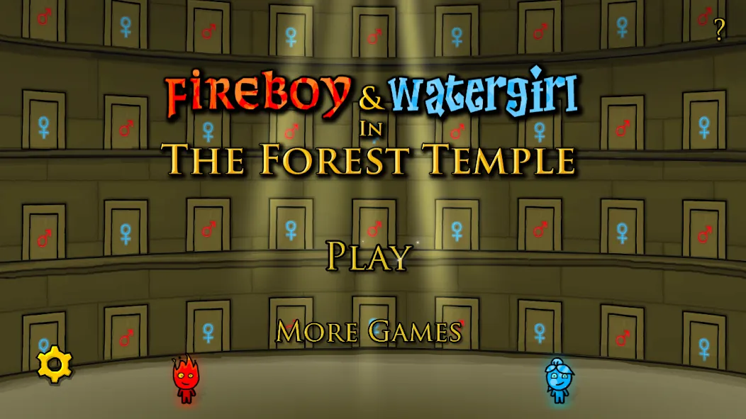 Fireboy & Watergirl: Forest [MOD: Меню/Много денег] - Скриншот 1