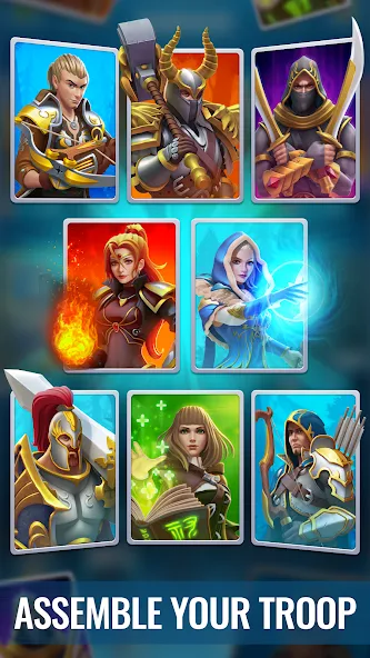 Raid & Rush — Heroes idle RPG [MOD: Бесконечные деньги] - Скриншот 1